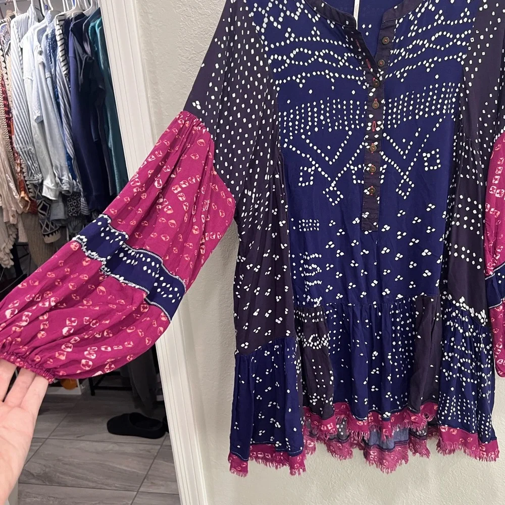 Free People Shibori Tunic